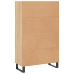 vidaXL Buffet haut chêne sonoma 69 5x31x115 cm bois d'ingénierie