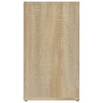 vidaXL Buffet Chêne sonoma 80x30x54 cm Bois d'ingénierie