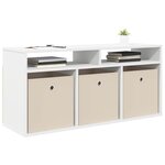 vidaXL Basboard avec tiroir Blanc 102 x 32 x 48 5 cm