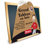 JEUJURA Grand Tableau Noir en Bois 88cm x 66cm