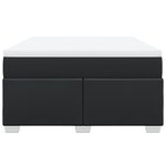 vidaXL Sommier à lattes de lit avec matelas Noir 160x200 cm