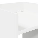 vidaXL Support de Plante 2 pièces Blanc 30 x 30 x 100 cm