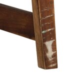 vidaXL Table console 90x32x75 cm bois massif de récupération