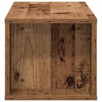 vidaXL Meuble TV Marron 100 x 30 x 26 5 cm Bois d'ingénierie