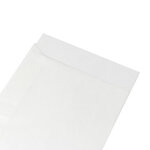 Pochettes cristal 63 x 93 mm avec 14 mm de rabat