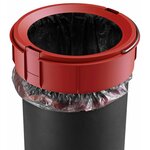 Hailo poubelle à pédale pure taille m 12 l noir 0517-060