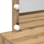 vidaXL Table de Toilette avec tiroir Chêne artisanal 100 x 40 x 120 cm