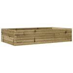 vidaXL Jardinière 110x60x23 cm bois de pin imprégné