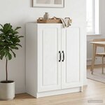 vidaXL Buffet Blanc 66 x 34 5 x 87 cm Bois d'ingénierie