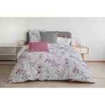Parure de couette 240 x 260 cm - Housse de couette + 2 taies d'oreiller 100  coton 57 fils