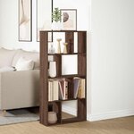 vidaXL Bibliothèque chêne marron 60x20x120 5 cm bois d'ingénierie