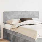 vidaXL Tête de lit Gris béton 160 cm Bois d'ingénierie