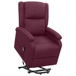 vidaXL Fauteuil Violet Tissu