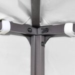 vidaXL Toile de toit de belvédère 270 g/m² 3x3 m Blanc