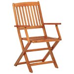vidaXL Ensemble à manger de jardin 11 Pièces 280x90x75 cm bois d'acacia