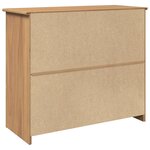 vidaXL Buffet avec tiroirs Panama 93x40x80 cm bois massif de pin