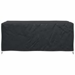 vidaXL Housse pour mobilier d'extérieur Noir 240 x 140 x 90 cm 420D