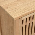 vidaXL Armoire de salle de bain 66x29x61 5 cm Bois massif de noyer