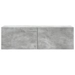 vidaXL Meuble TV mural Gris béton 98 x 31 x 30 cm Bois d'ingénierie