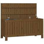 vidaXL Boîte de rangement de jardin Marron miel 108x42 5x54cm Bois pin