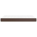 vidaXL Matelas de lit à ressorts ensachés Marron 120x200x20 cm