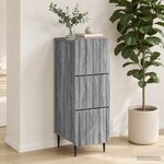 vidaXL Armoire à tiroirs 33 x 34 5 x 92 cm Bois d'ingénierie