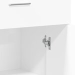 vidaXL Buffets 2 Pièces blanc 60x30x84 cm bois d'ingénierie