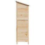 vidaXL Abri de jardin Naturel 106 x 56 x 176 5 cm Bois de Sapin Massif