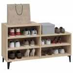 vidaXL Armoire à chaussures Chêne sonoma 102x36x60cm Bois d'ingénierie