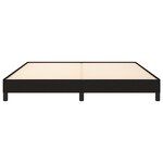 vidaXL Cadre de lit sans matelas noir 160x200 cm tissu