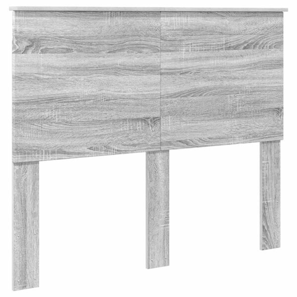vidaXL Tête de lit Gris Sonoma 120 cm Bois d'ingénierie
