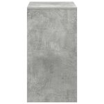 vidaXL Bureau Gris béton 60 x 40 x 76 cm Bois d'ingénierie