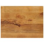 vidaXL Dessus de table 90x60x2 5 cm rectangulaire bois massif manguier