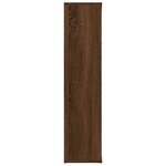 vidaXL Armoire à livres Chêne marron 50x25x106 cm