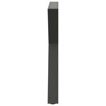 vidaXL Pieds de table à manger 2 pièces Anthracite 80 x (72-73 3) cm Acier