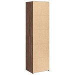 vidaXL Buffet haut chêne marron 50x41x185 cm bois d'ingénierie