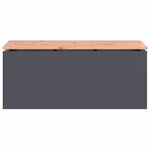 vidaXL Banc de jardin Anthracite 100 x 40 x 43 cm Acier