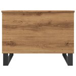 vidaXL Table basse chêne artisanal 60x44 5x45 cm bois d'ingénierie