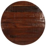 vidaXL Dessus de table Ø 70x2 5 cm rond bois massif de récupération