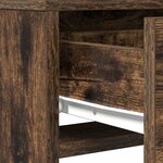 vidaXL Table de Toilette Marron 50 x 41 x 140 cm Bois d'ingénierie