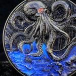 Pièce de monnaie en Argent 2000 Francs g 62.2 (2 oz) Ag - 357.65 (11.5 oz) Cu Millésime 2025 KRAKEN