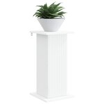 vidaXL Support de Plante 2 pc Blanc 30 5 x 30 x 60 5 cm