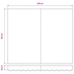 vidaXL Toile de rechange pour store banne 2 5x2 m