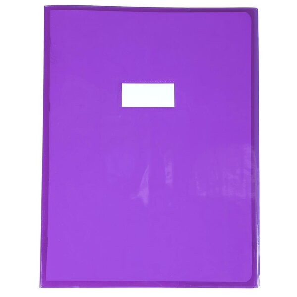 Protège-cahier Cristal Luxe 22/100ème 24x32 transparent Violet CALLIGRAPHE