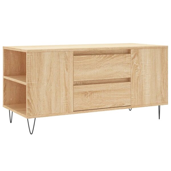 vidaXL Table basse chêne sonoma 102x44 5x50 cm bois d'ingénierie