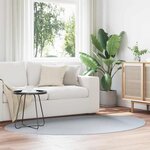 vidaXL Tapis HUARTE Gris 140 x 200 cm Polyester
