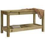 vidaXL Banc de jardin 82 5x35x45 cm bois de pin imprégné