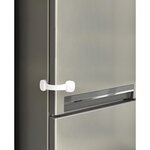 Bloque-porte multifonctions avec bouton secret