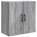 vidaXL Armoire Murale Sonoma gris 59 x 31 x 60 cm Bois d'ingénierie