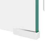 vidaXL Meuble TV/pour moniteur 80x30x13 cm verre transparent